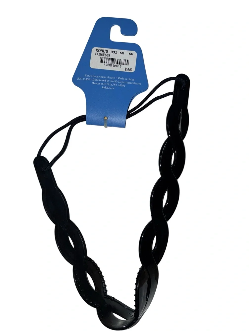(3) Simply Vera Vera Wang Twist/Braided Elastic Headbands